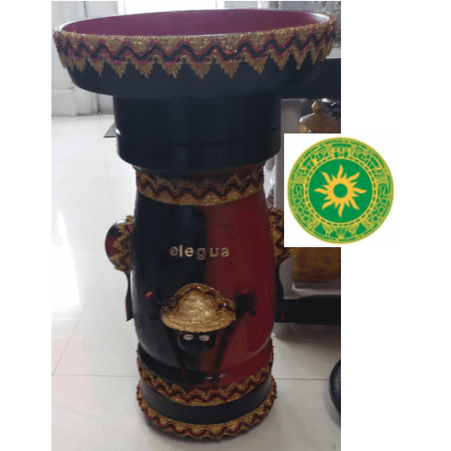 WOODEN PEDESTAL FOR ELEGGUA