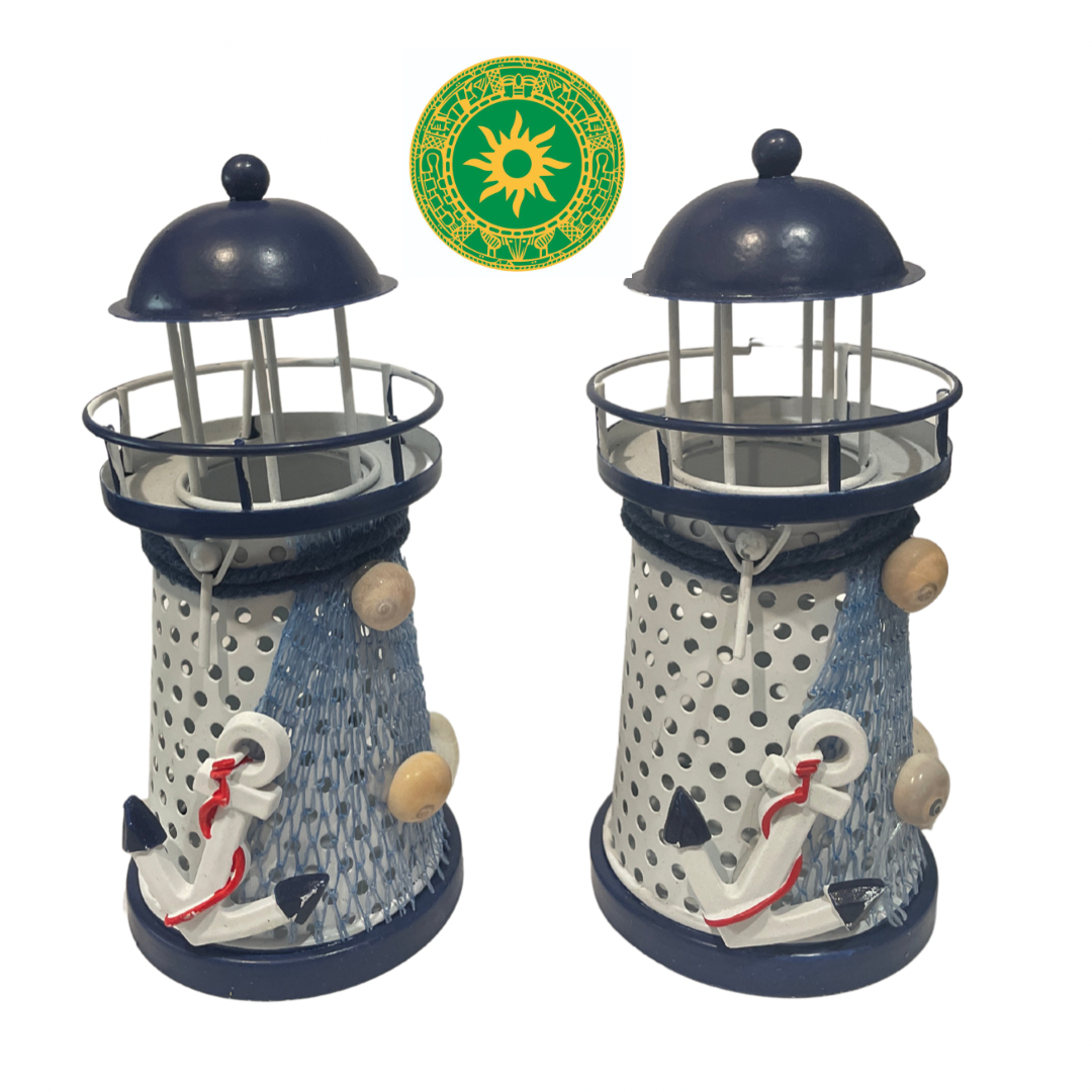Lighthouse Candle Holder 5.5"