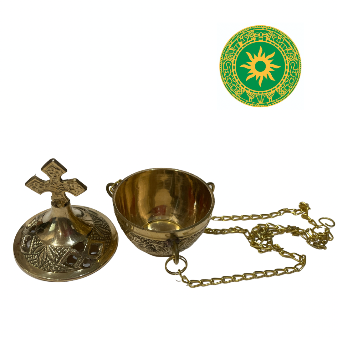 Porta Incienso de Bronce 3.5"