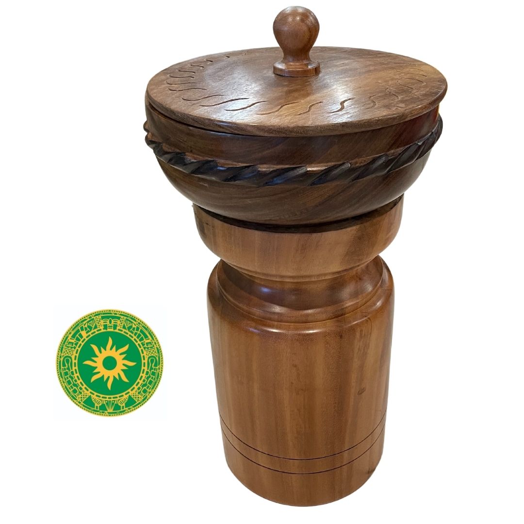 PILON Y BATEA DE CHANGO MADERA 100 %