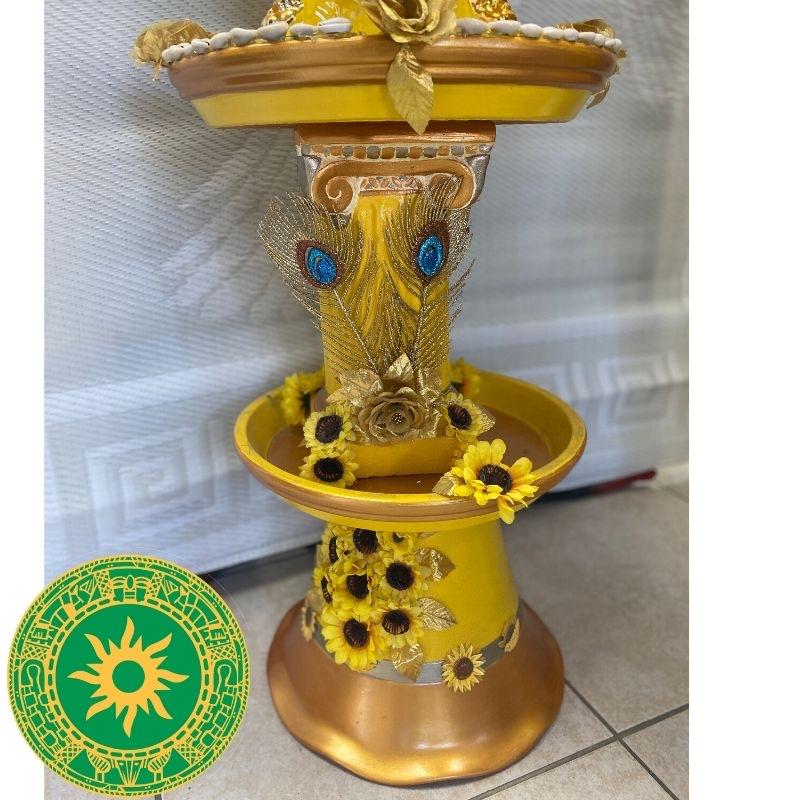 PEDESTAL DE OSHUN PEDESTAL DE OSHUN - Inshe Miami CERAMICA INSHE MIAMI