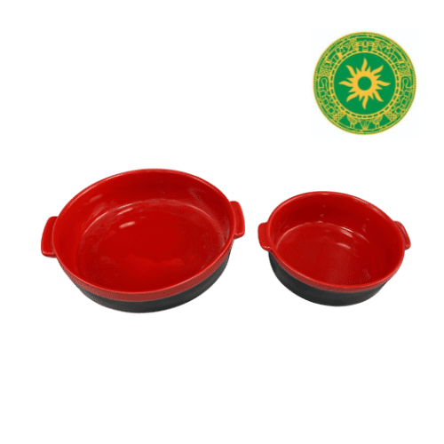 ENAMELLED ELEGUA PLATE