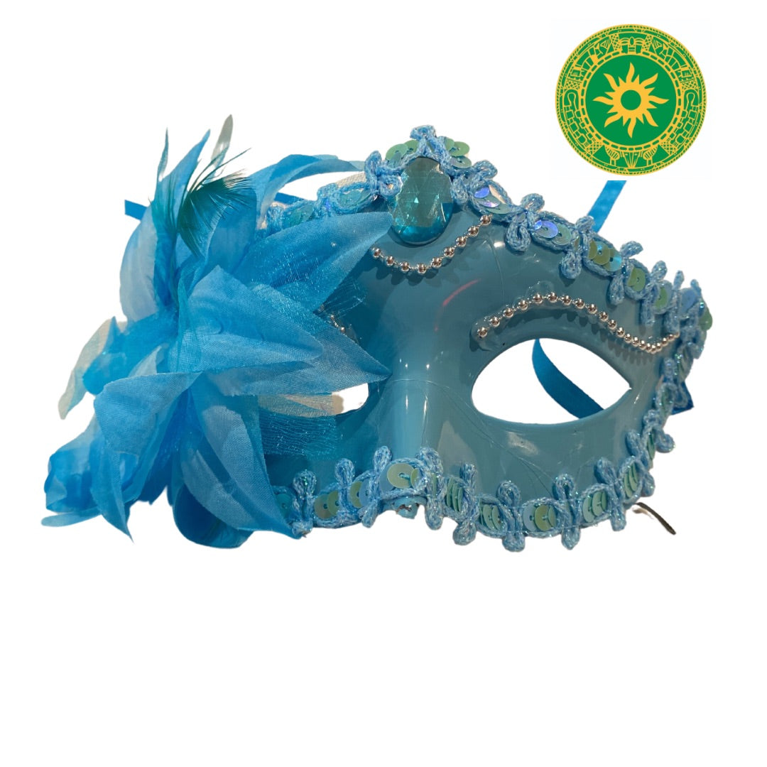 MASK WITH FLOWER