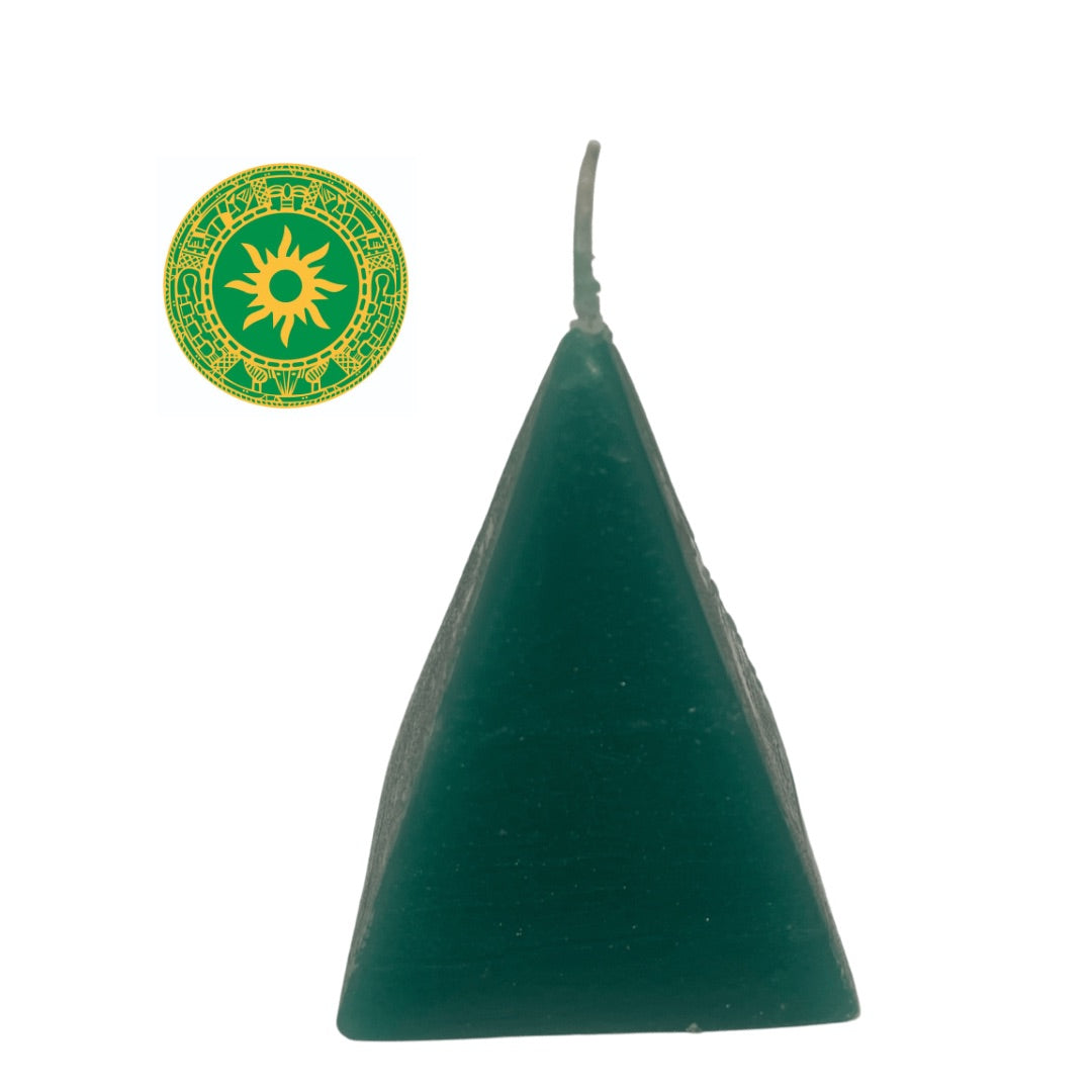 Pyramid candle