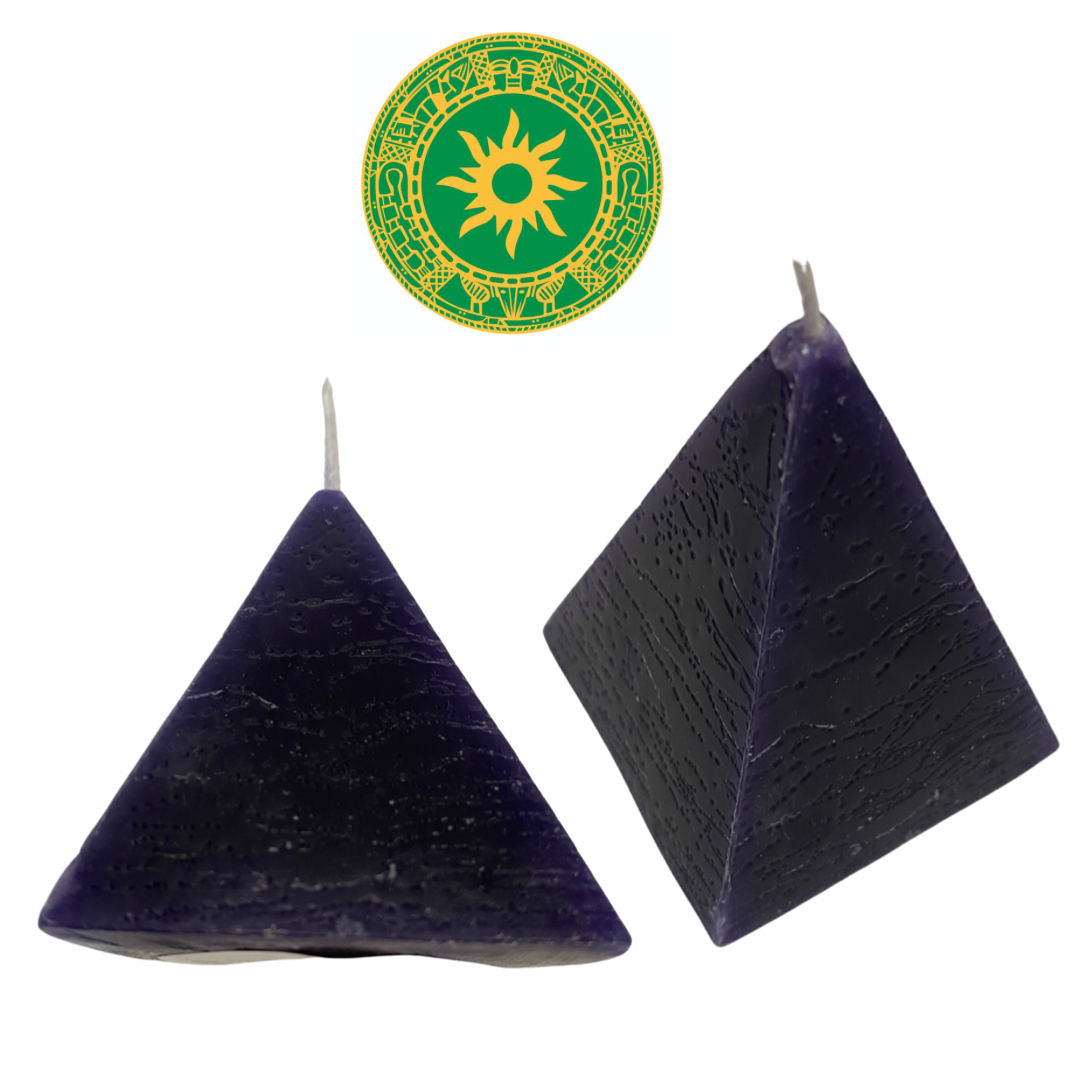 Pyramid candle