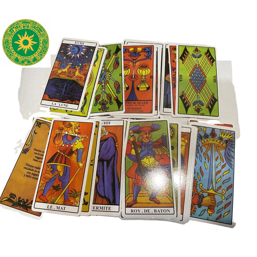 Carta Tarot de Marsella con Instrucciones