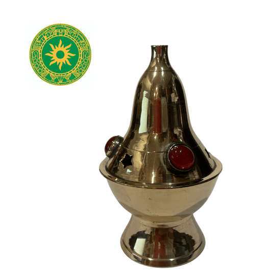 Bronze Incense Holder 4"