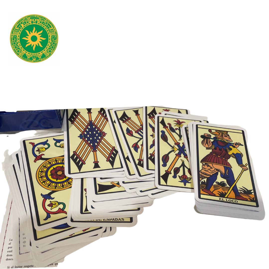 Marseille Tarot Card with Book
