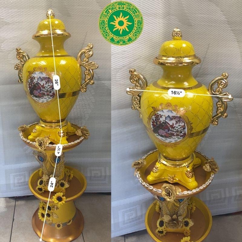 PEDESTAL DE OSHUN PEDESTAL DE OSHUN - Inshe Miami CERAMICA INSHE MIAMI