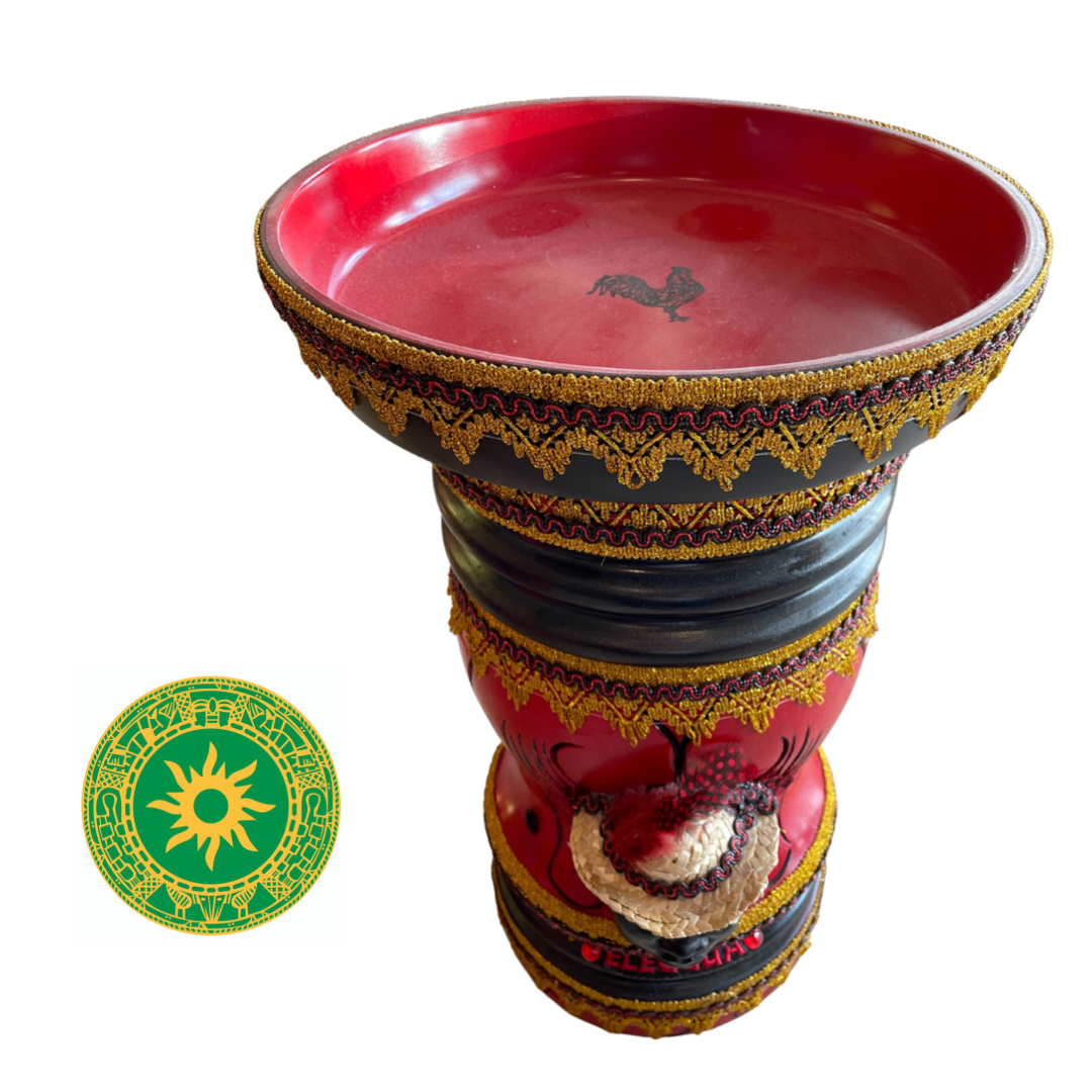 WOODEN PEDESTAL FOR ELEGGUA