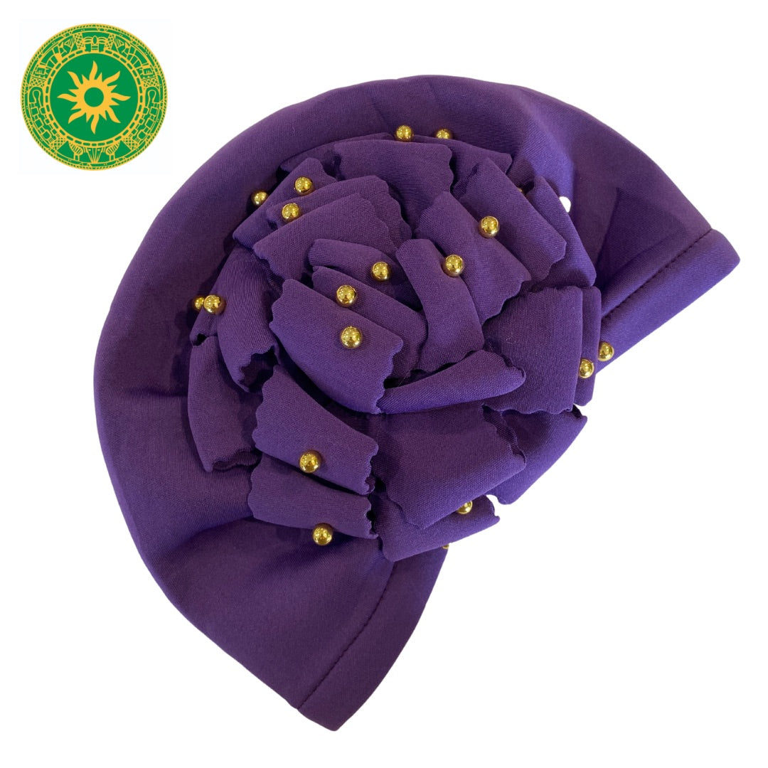 GORRO CON FLOR
