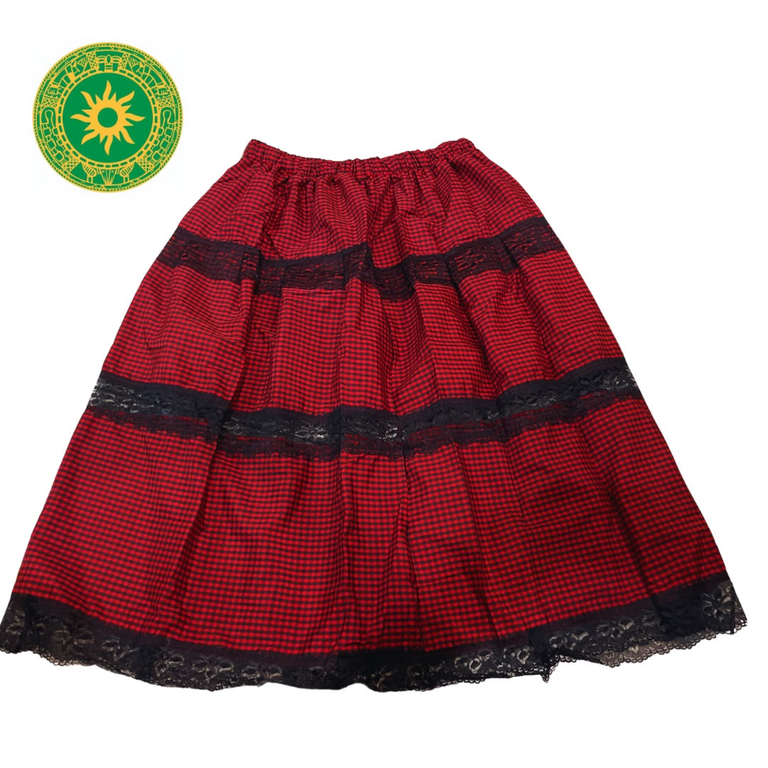 Saya vir Elegua-seremonies rooi en swart