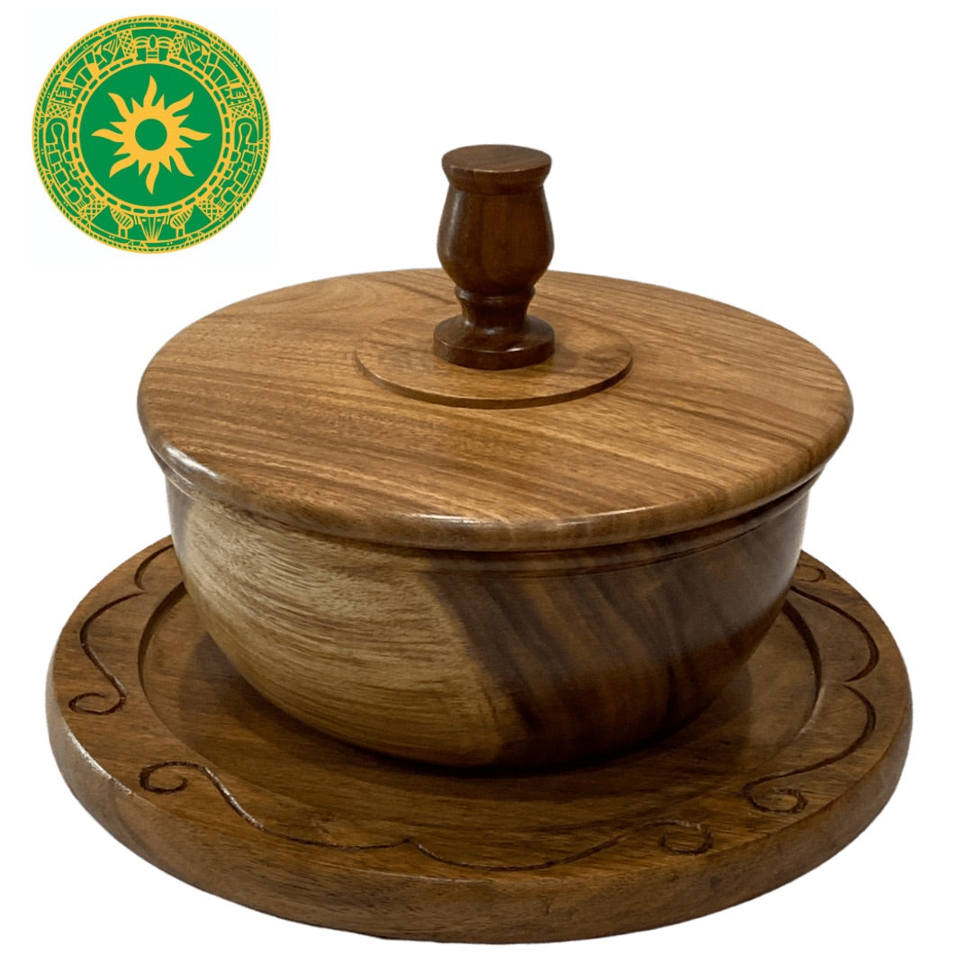 BATEA DE MADERA CON SU PILON