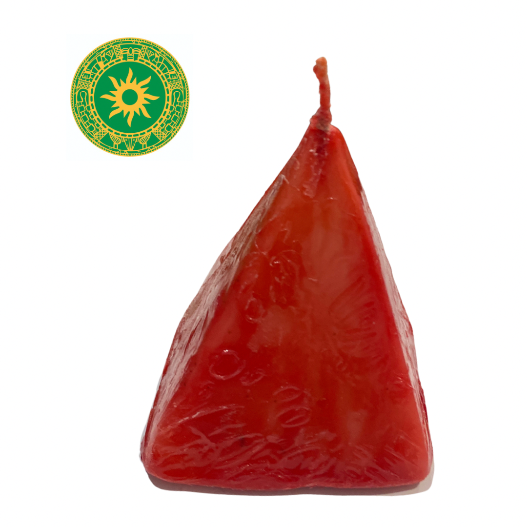 Pyramid candle