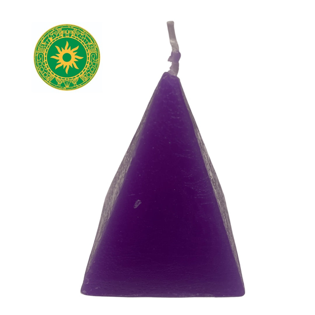 Pyramid candle