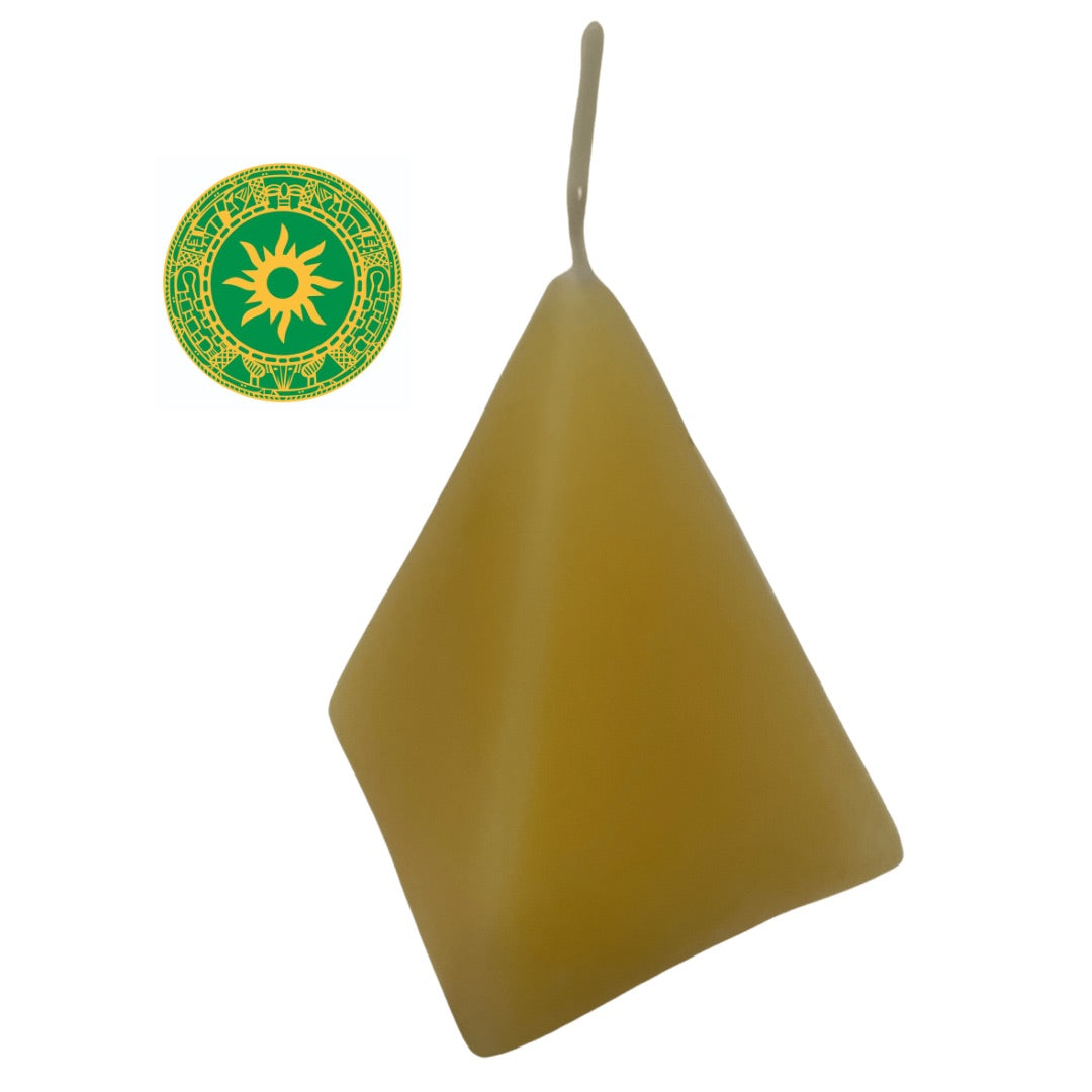 Pyramid candle