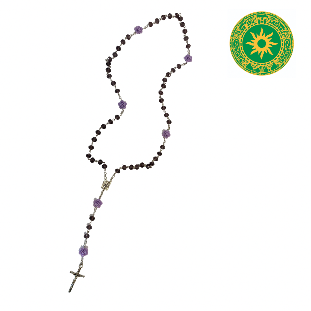 rosaries with flower