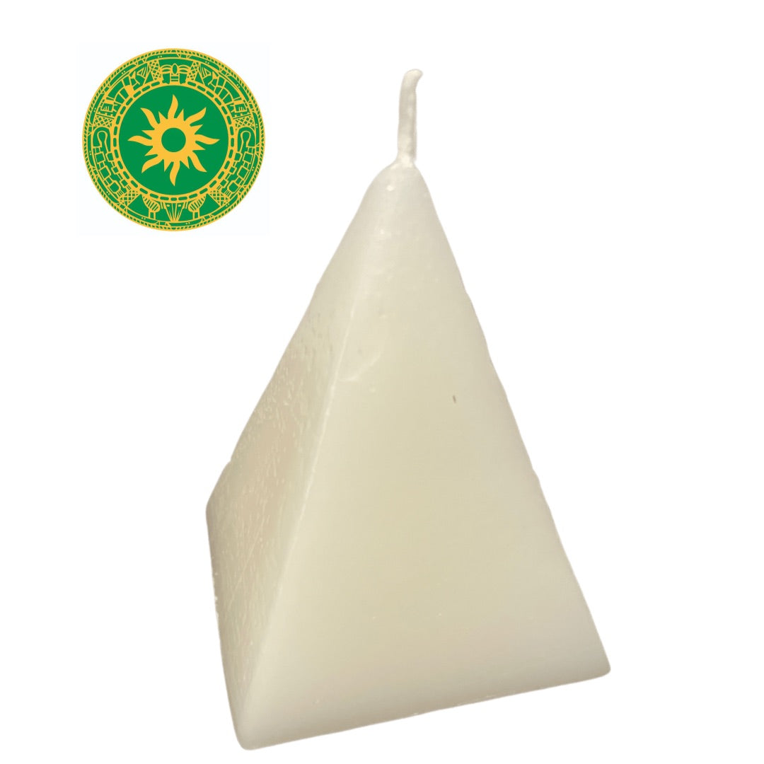 Pyramid candle
