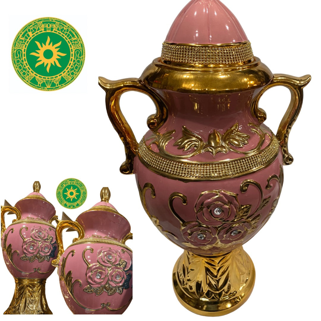 Potiches con Flores 24"