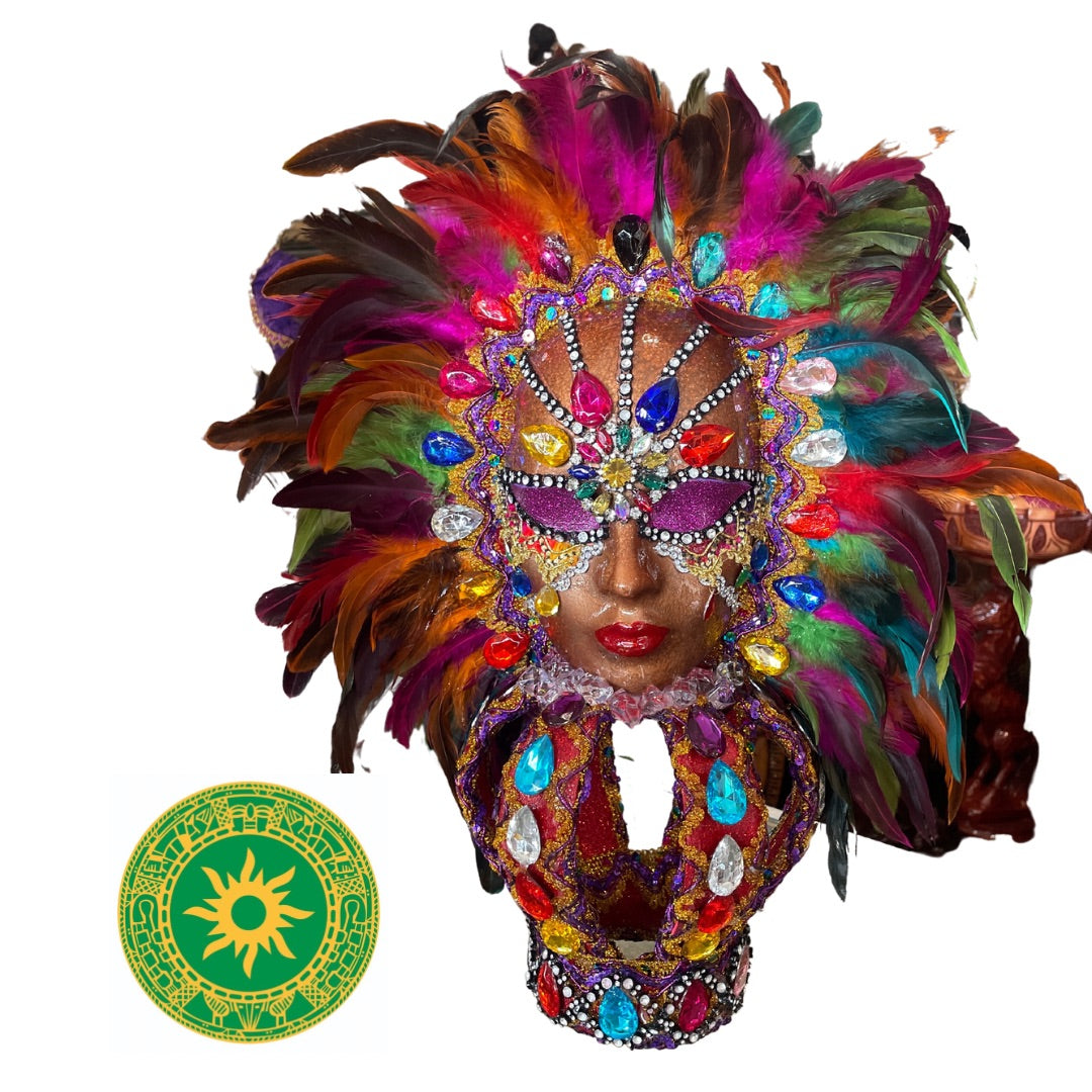 Coronas con Careta Decoradas 8"