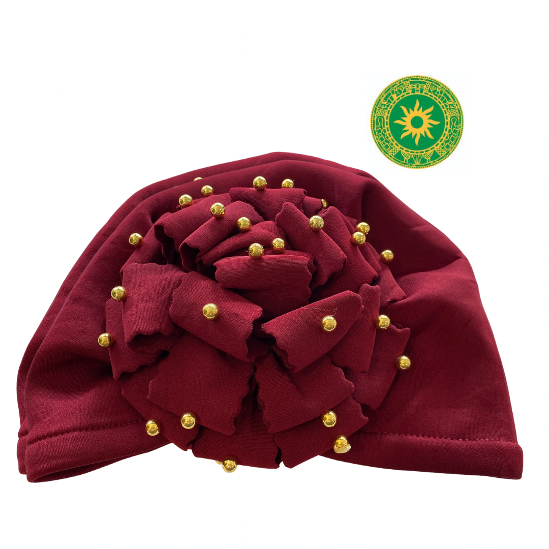 GORRO CON FLOR
