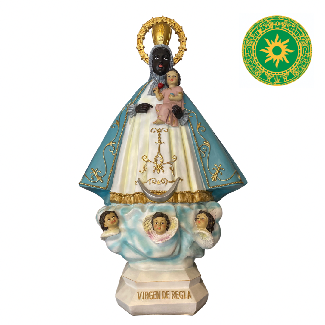 Imagenes Estatuas de la Virgen de Regla Modelo +Nuves (Elige entre las opciones)