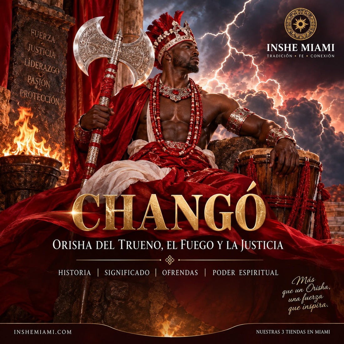 Chango: Orisha del Trueno, el Fuego y la Justicia | Significado, Ofrendas y Poder Espiritual
