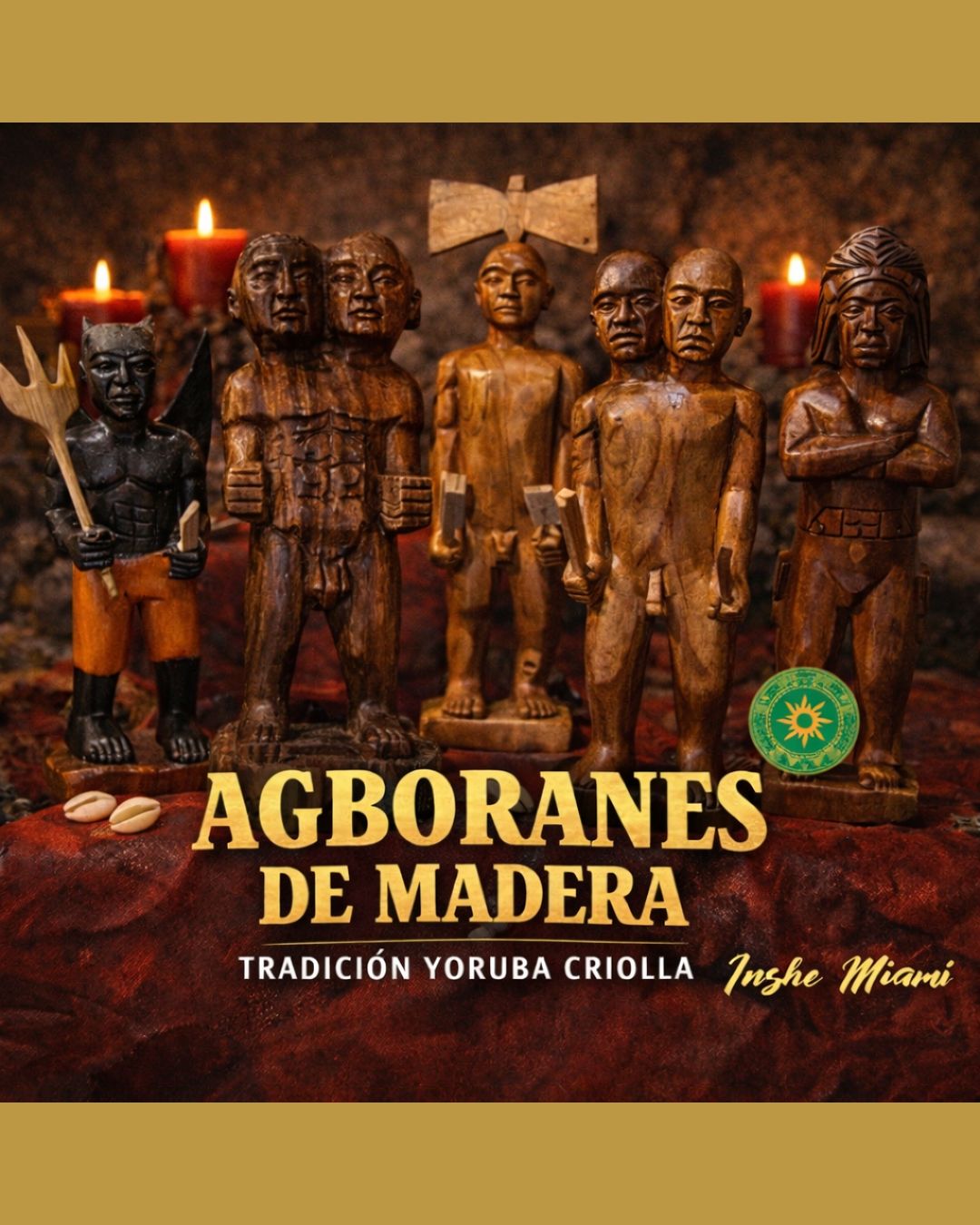 Agboranes – Figuras de Madera Yoruba (Tradición Criolla)
