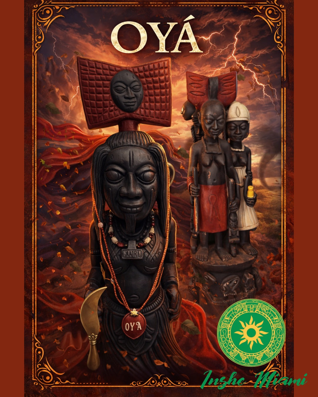 OYÁ Ọya Tradicional Yoruba | Poder, Vientos y Transformación | Inshe Miami