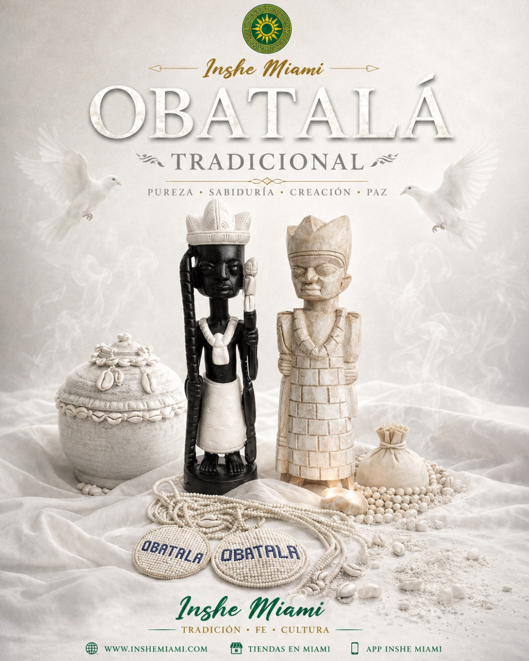 OBATALÁ Ọbàtálá | Artículos Religiosos y Tradicionales Yoruba | Inshe Miami