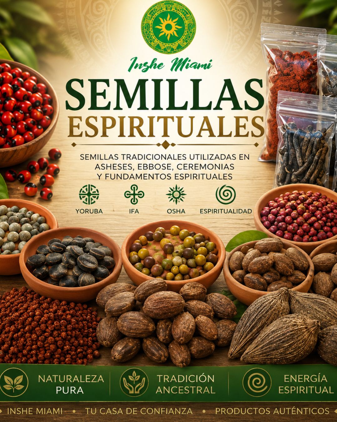 Semillas Espirituales y Tradicionales | Inshe Miami