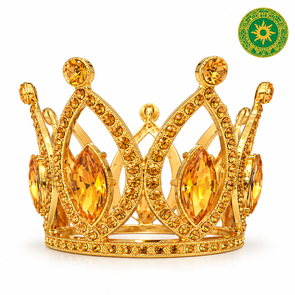 Corona Metálica Chica 2” x 2” para Orishas | Eleguá, Obatalá, Oshún, Yemayá y Changó | Inshe Miami
