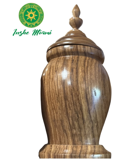 Lebrillo de Aggayú de Madera Maciza | 18” | Hecho en Madera Natural - Inshe Miami
