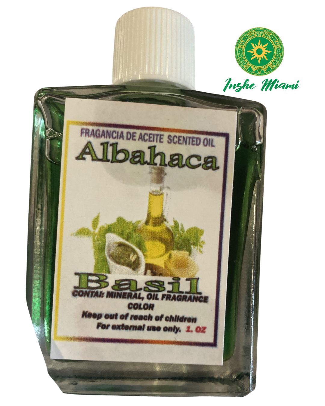 Basil Oil 1 oz for Spiritual and Traditional Use | Inshe Miami