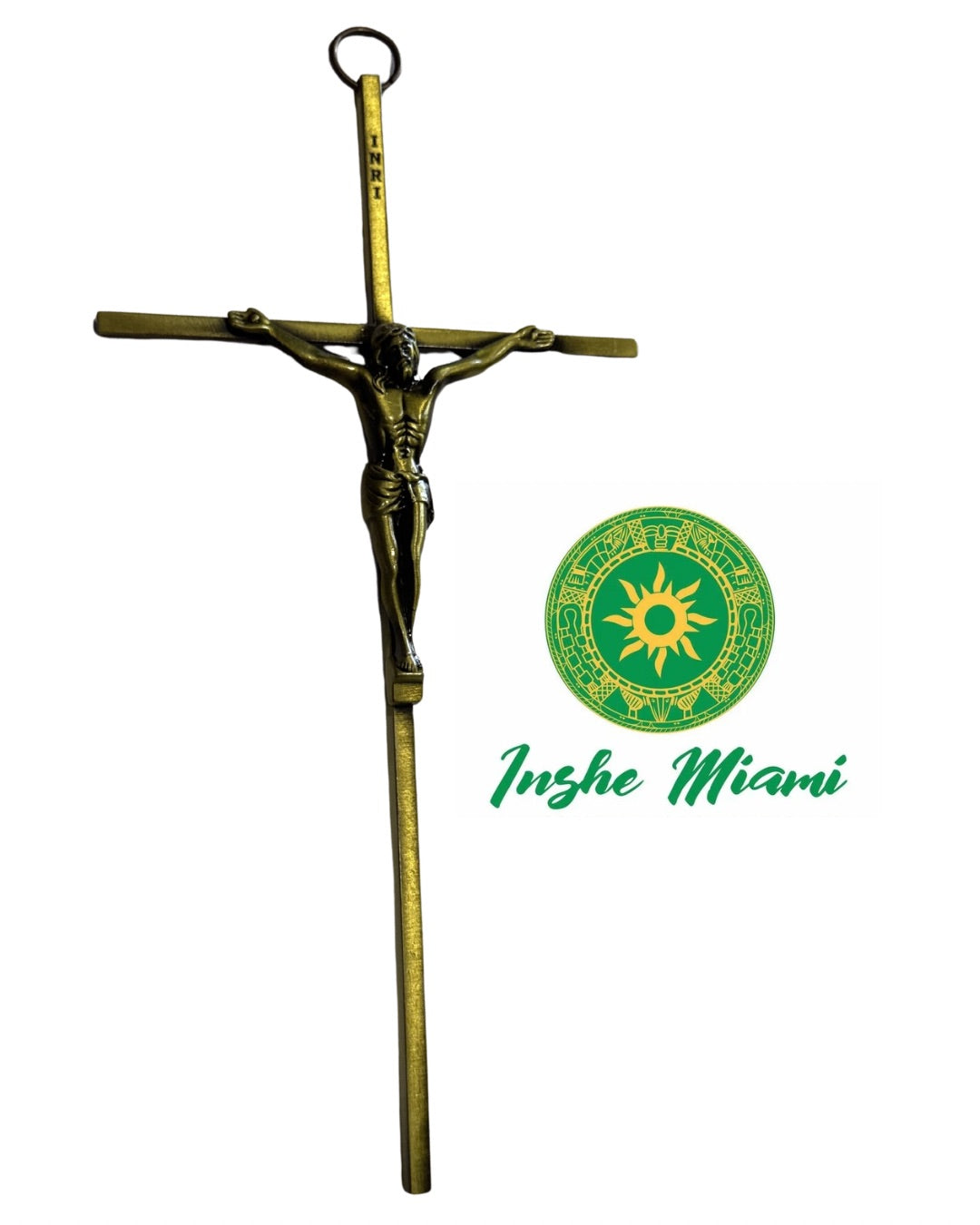 Metal Cross for Spiritual Vault – Gold or Silver | Inshe Miami
