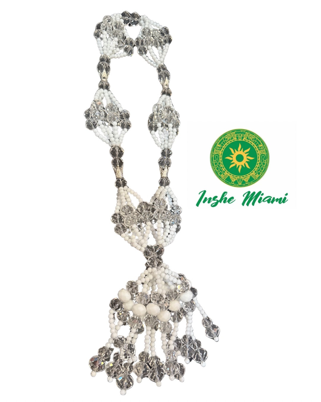 Collar de Carro con Corona 13" (Elije tu Santo)