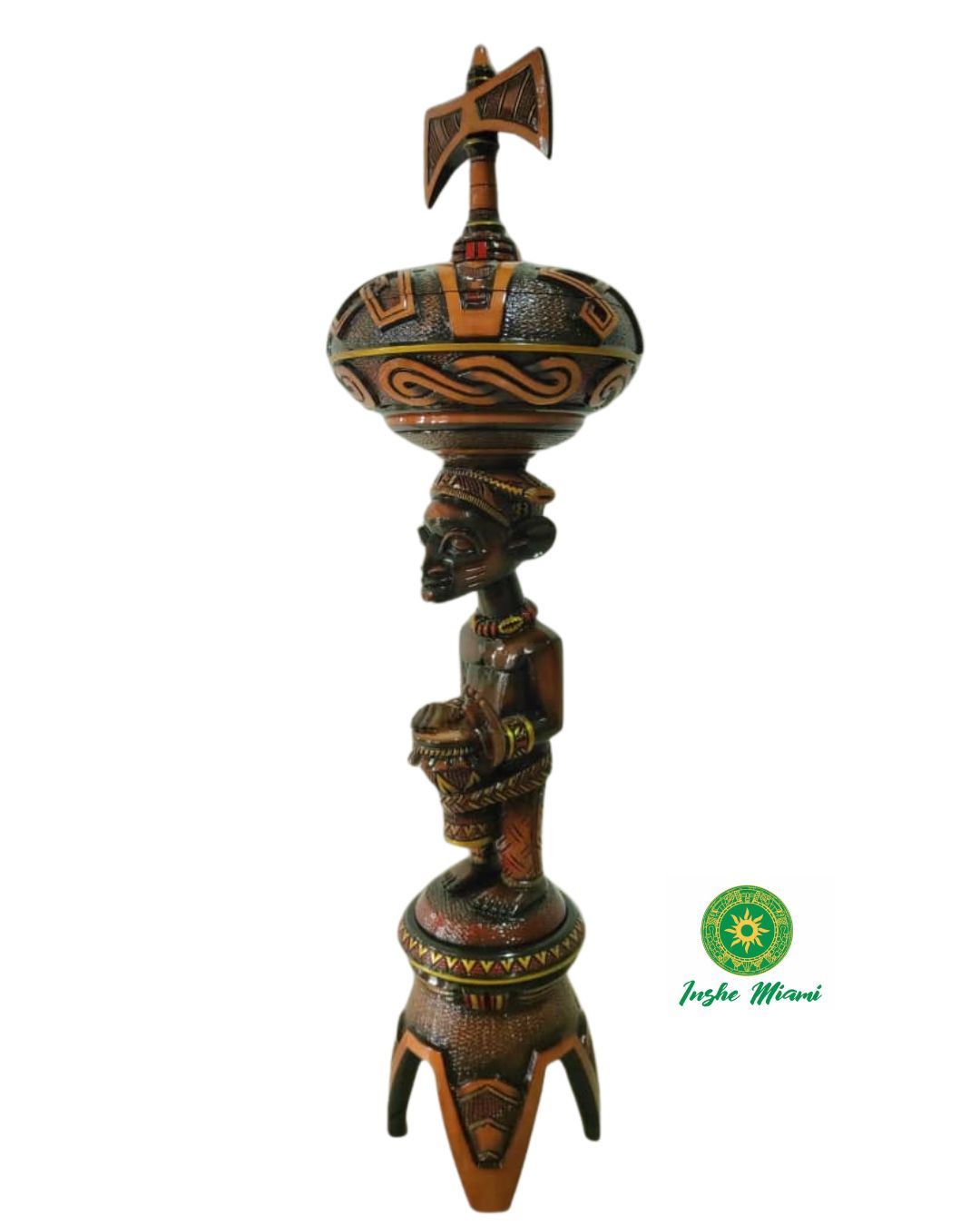 Set Chango Guerrero en Caoba – 56"