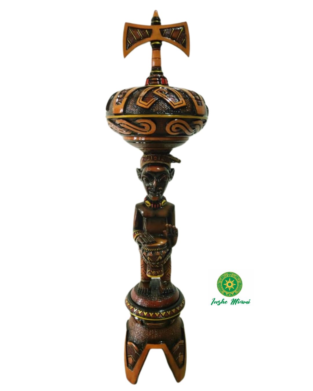 Set Chango Guerrero en Caoba – 56"