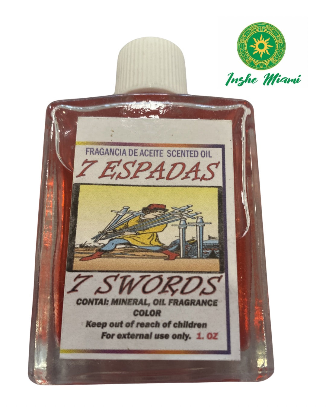 7 Swords 1 oz Oil for Spiritual and Traditional Use | Inshe Miami