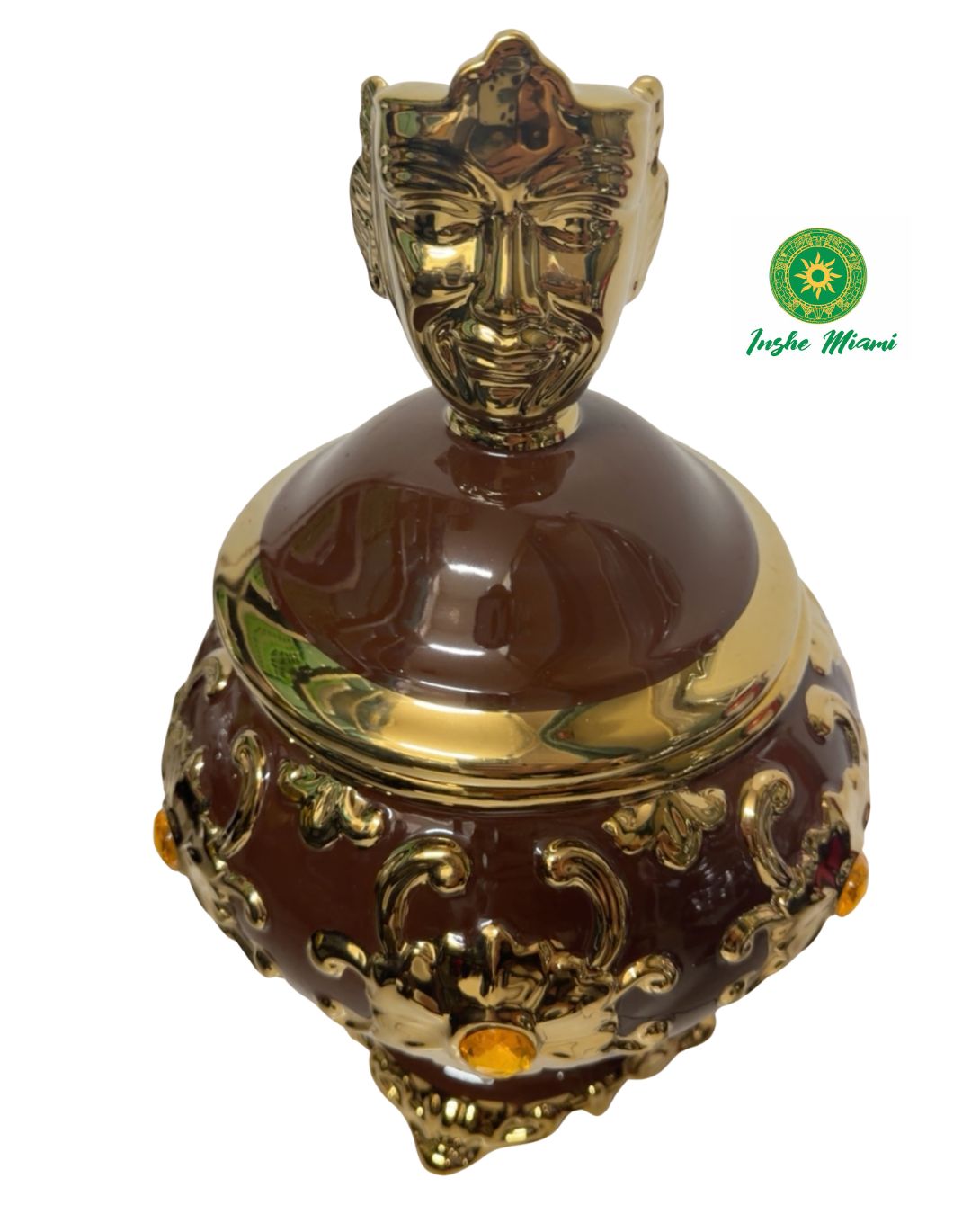 Sopera para Orishas con Figura en la Tapa  | 16″