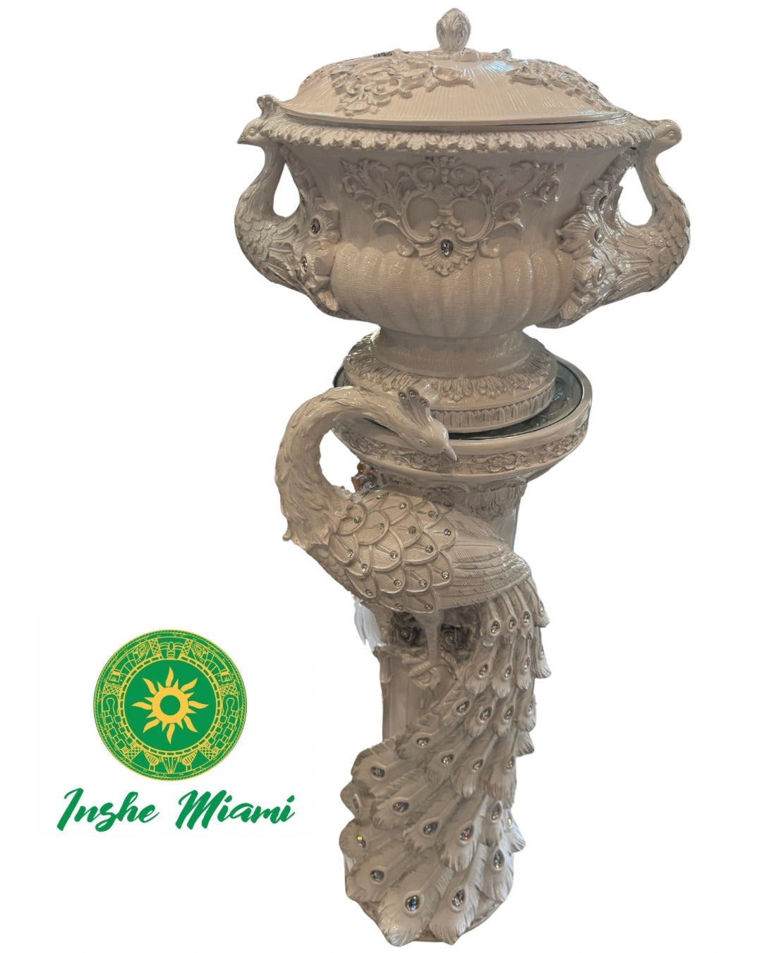 Juego de Pedestal y Potiche