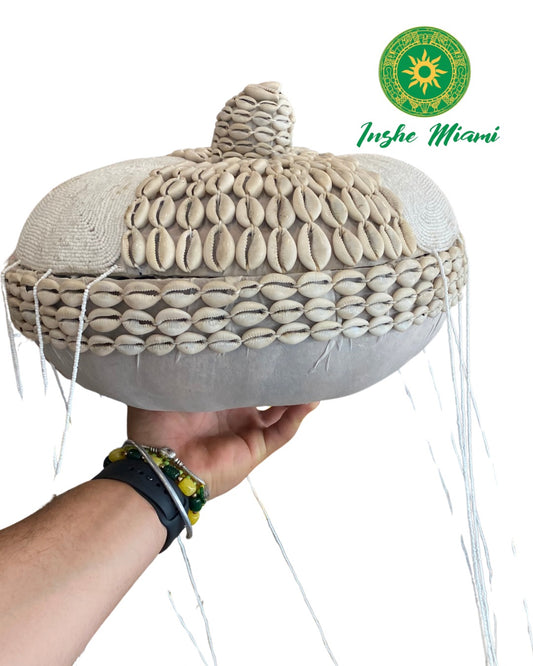 Igba Aje XXL – Sopera Forrada para Aje e Ifá Tradicional | Inshe Miami