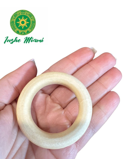 Wooden Wheel Gourd Holder