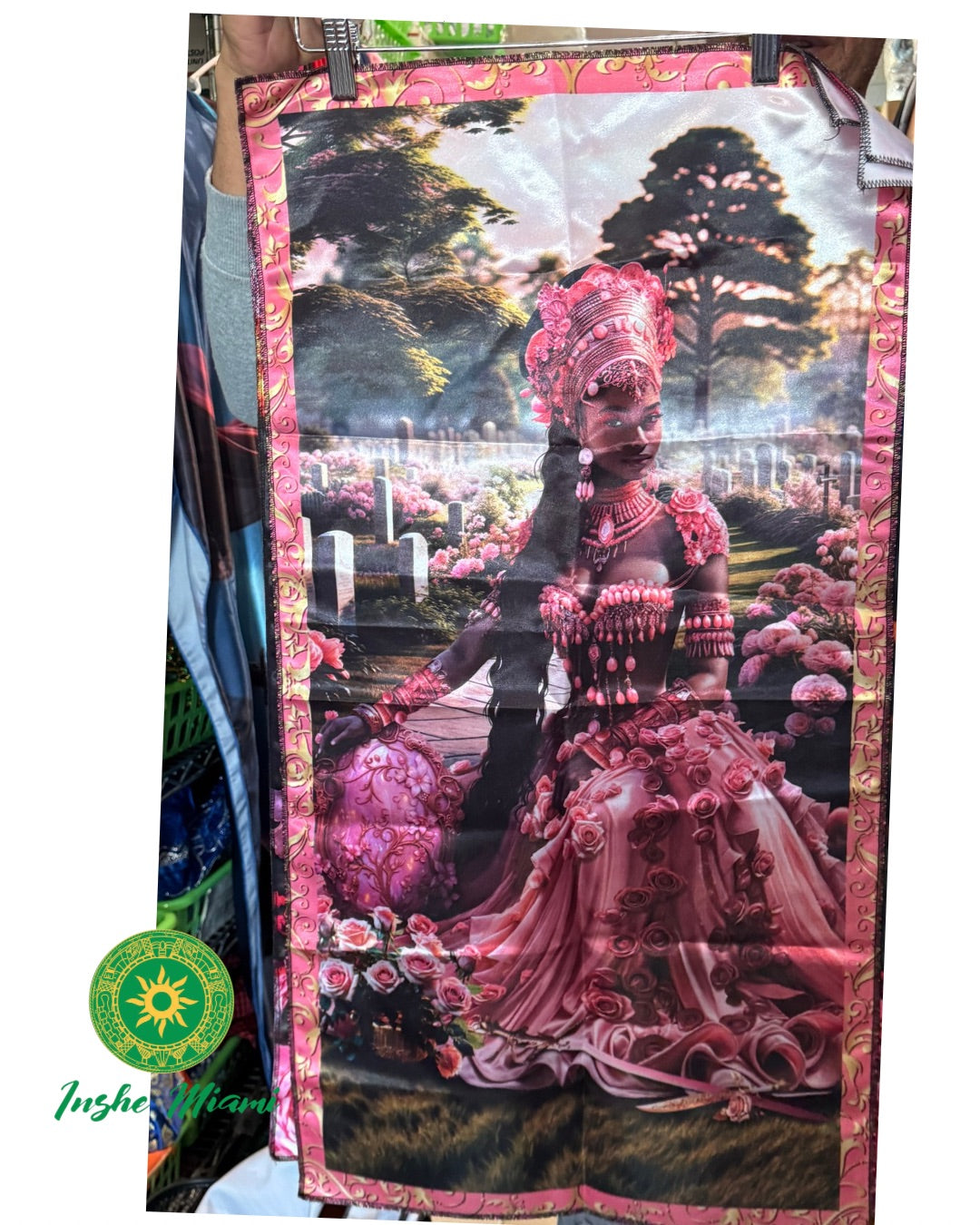 Tapiz de Orichas 28" x 18" (Elije el Santos )