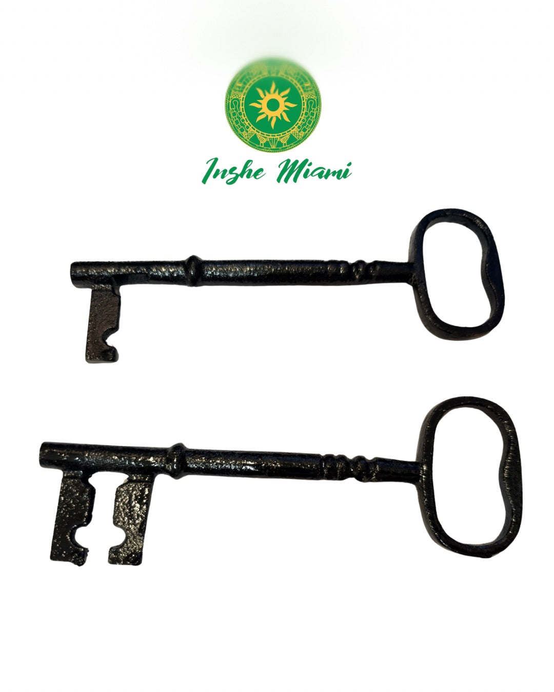 Iron Key for Traditional and Spiritual Use | Male, Female, or Pair Models | Inshe Miami