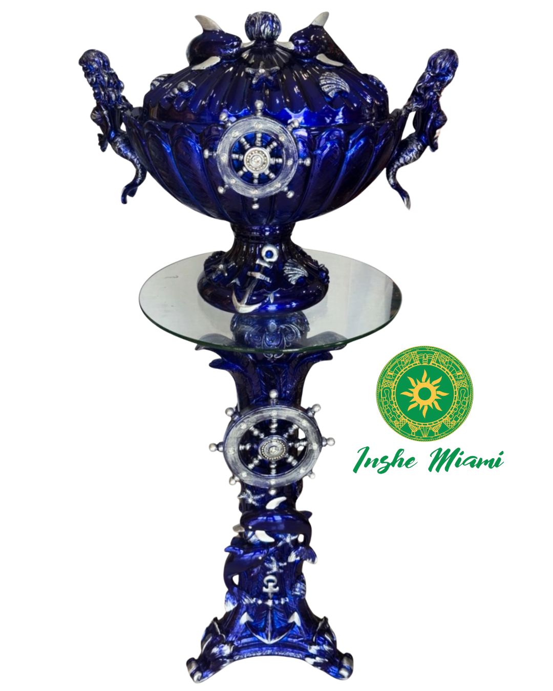 Juego de Pedestal y Potiche (3d)