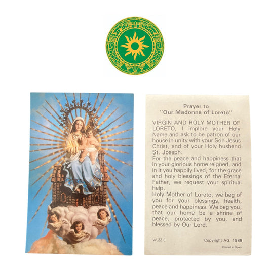 Oracion e Imagen Virgen del Loreto