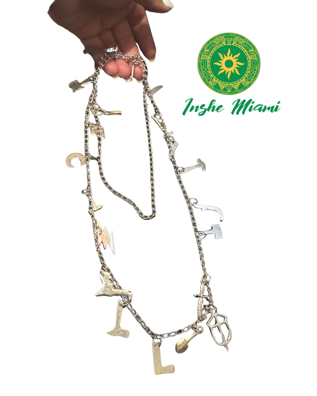 Cadena Achabat de Oggún con 21 Herramientas #1 | Inshe Miami