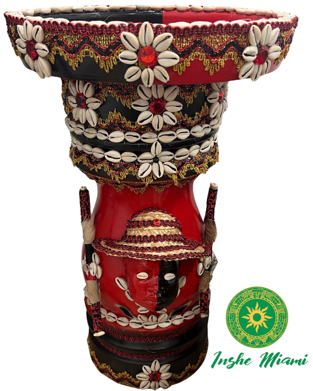 Pedestal for Elegua with Wood