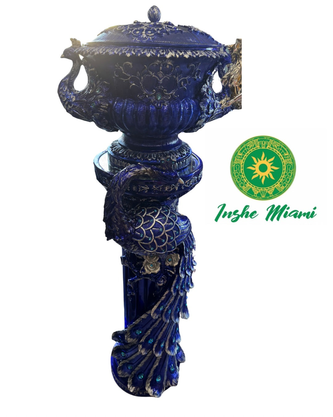 Juego de Pedestal y Potiche